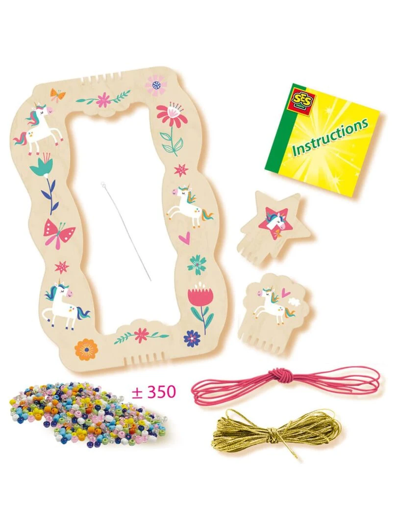 Métier à tisser : Bracelets de perles en verre   N/A