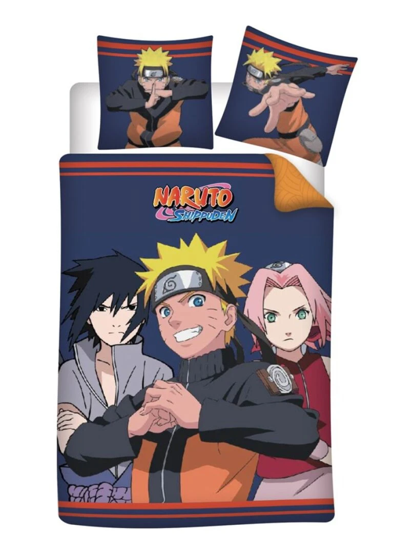 Parure de lit Enfant Manga Bleu