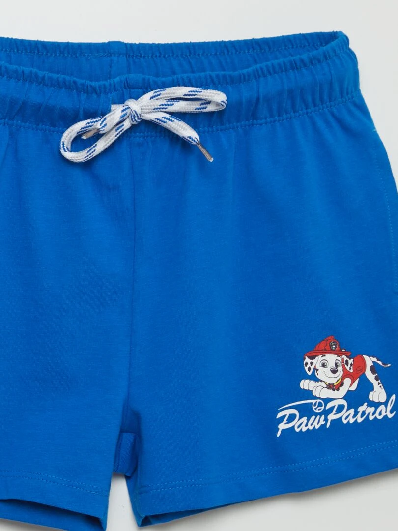 Ensemble t shirt + short 'Pat'patrouille'   2 pièces   Gris