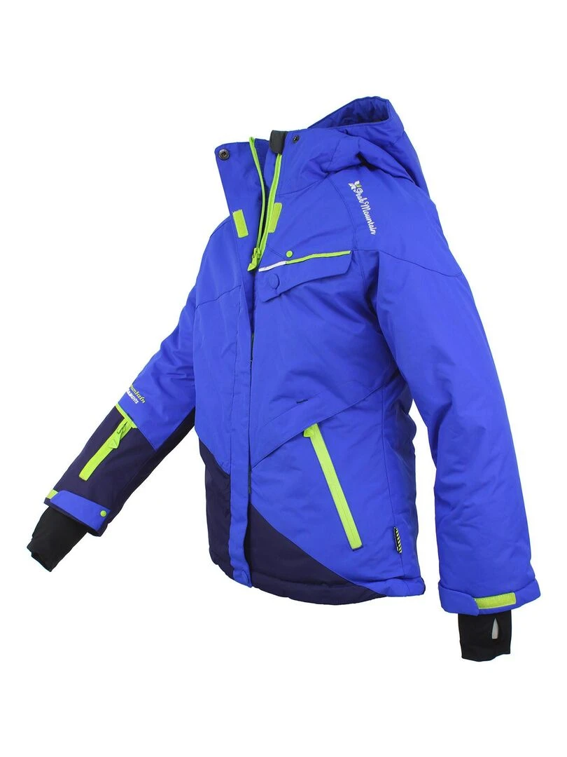 Blouson de ski fille FATENE   PEAK MOUNTAIN   Bleu