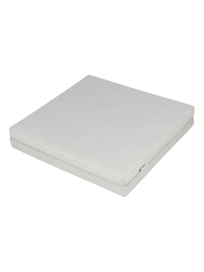 Matelas Bébé Pliant 2 Parties 60 cm x 120 cm x 4 cm gris clair