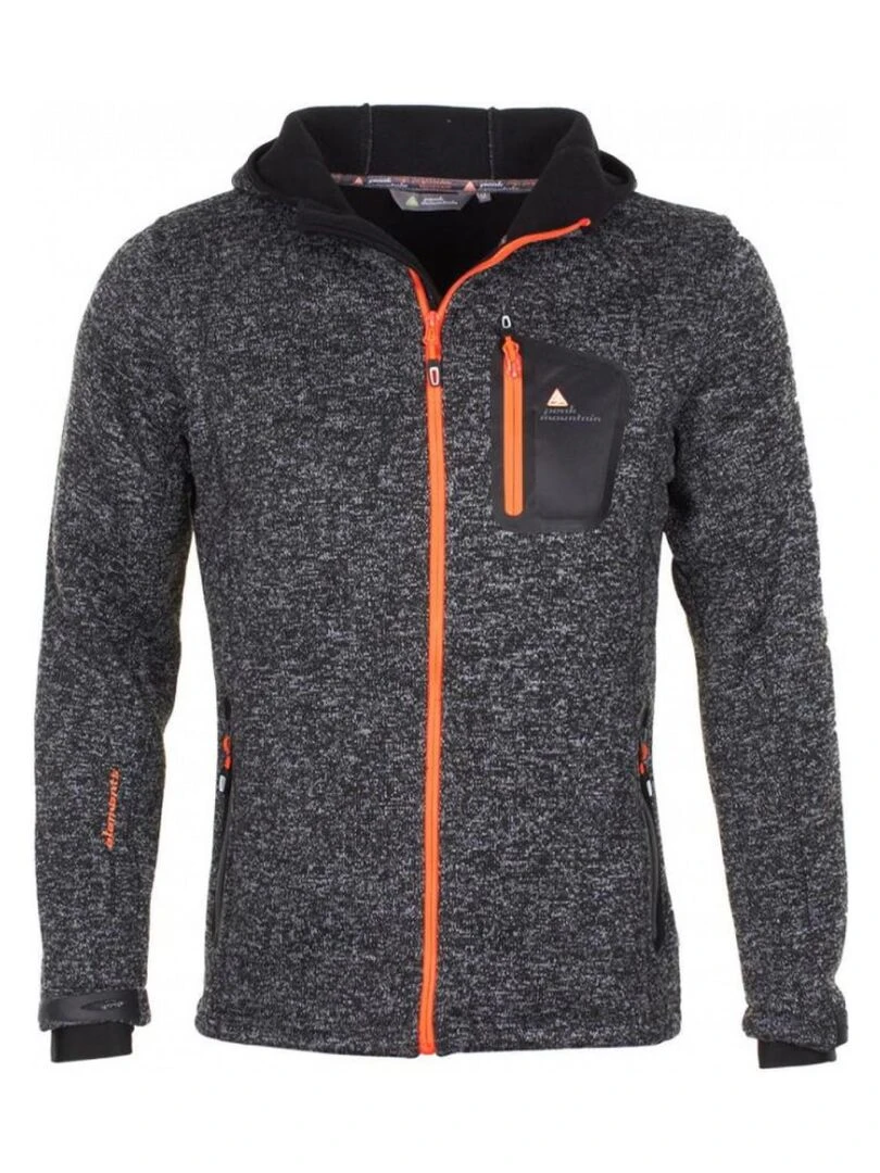 Blouson polaire homme CALA PEAK MOUNTAIN Noir Noir