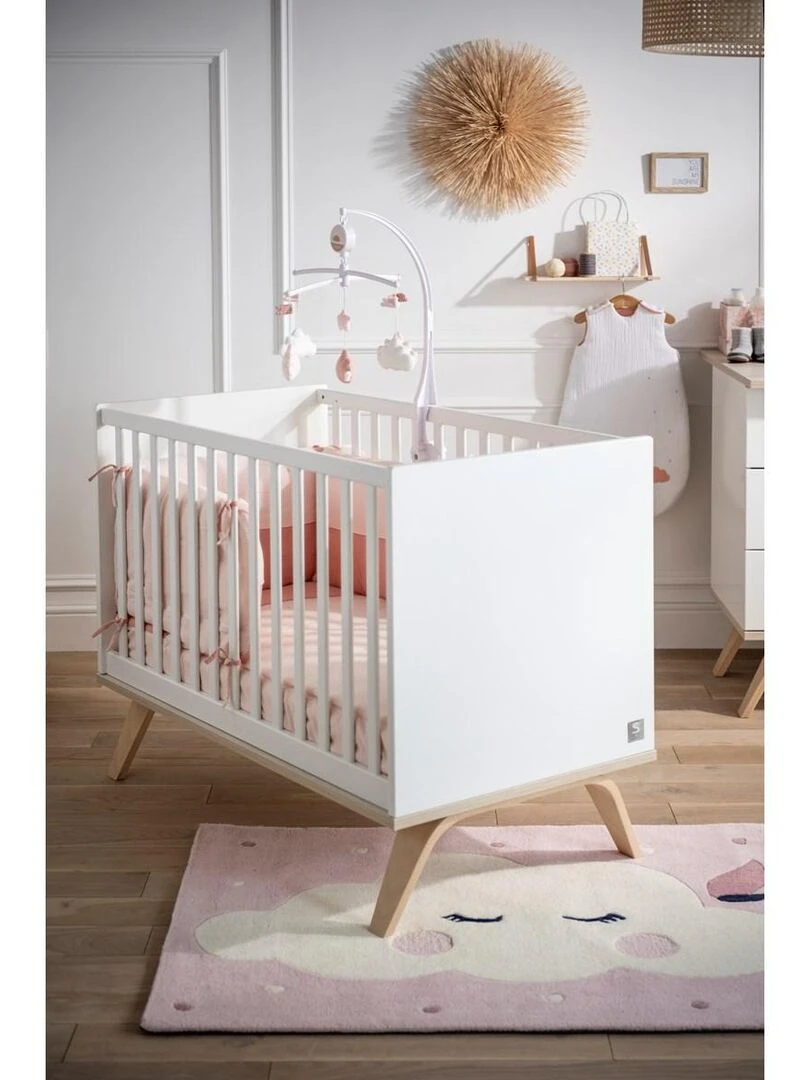 Lit bébé SERENA   SAUTHON   Blanc
