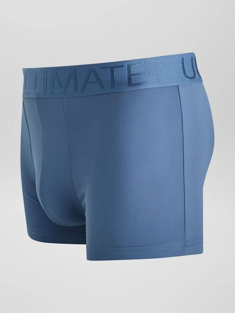 Lot de 3 boxers en microfibre stretch   Bleu