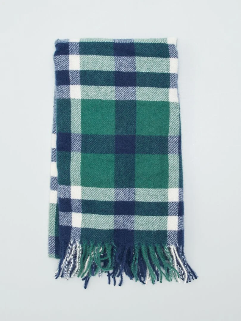 Echarpe en maille   Bleu