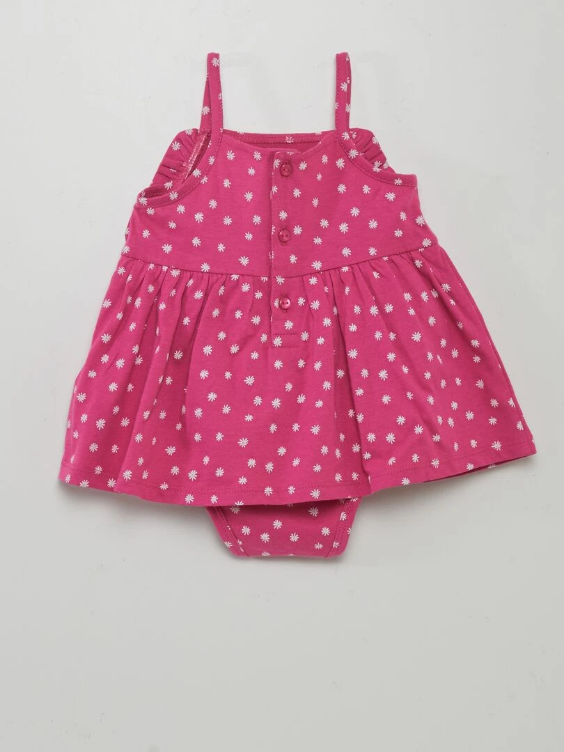 Robe body à motif   Violet