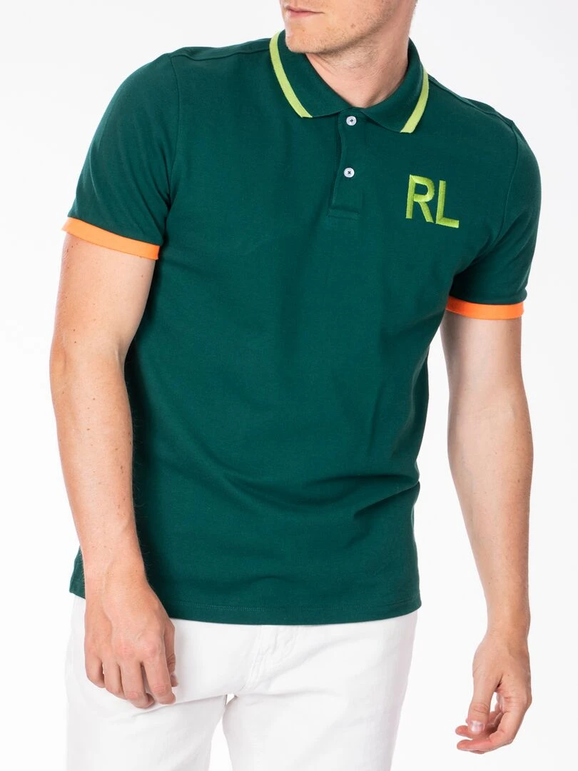 Polo bicolore ADONE 'Rica Lewis' Vert