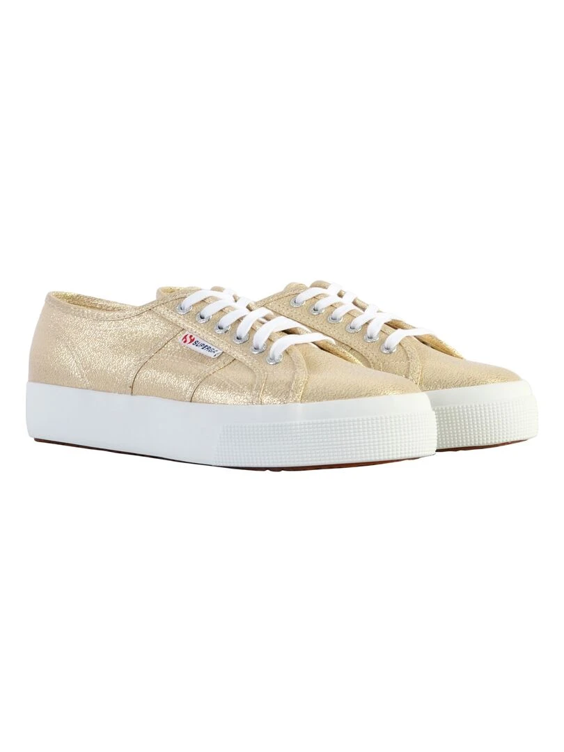 Basket à Lacets Superga 2730 Lame   Jaune