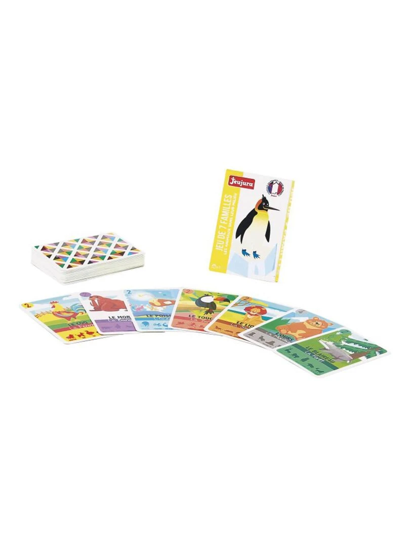 Coffret 3 Jeux De Cartes : 54 Cartes 7 Familles Memo N/A