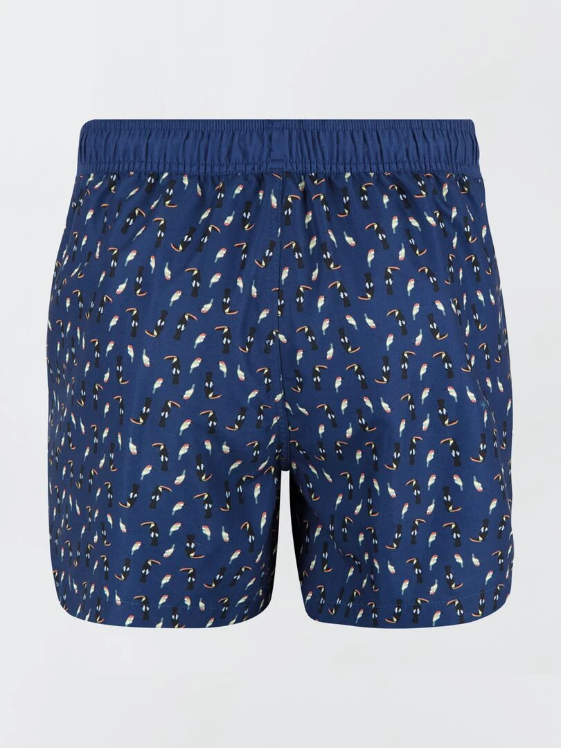 Short de bain imprimé 'Athena'   Bleu marine