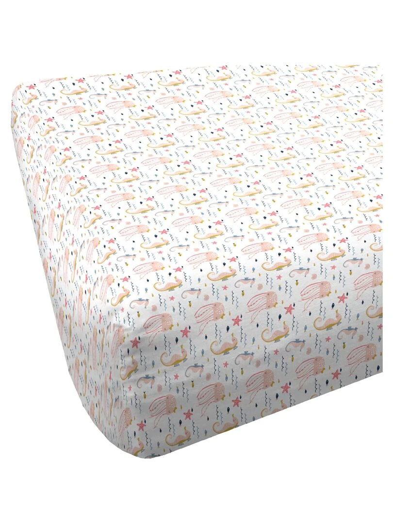 Drap housse marinette Rose