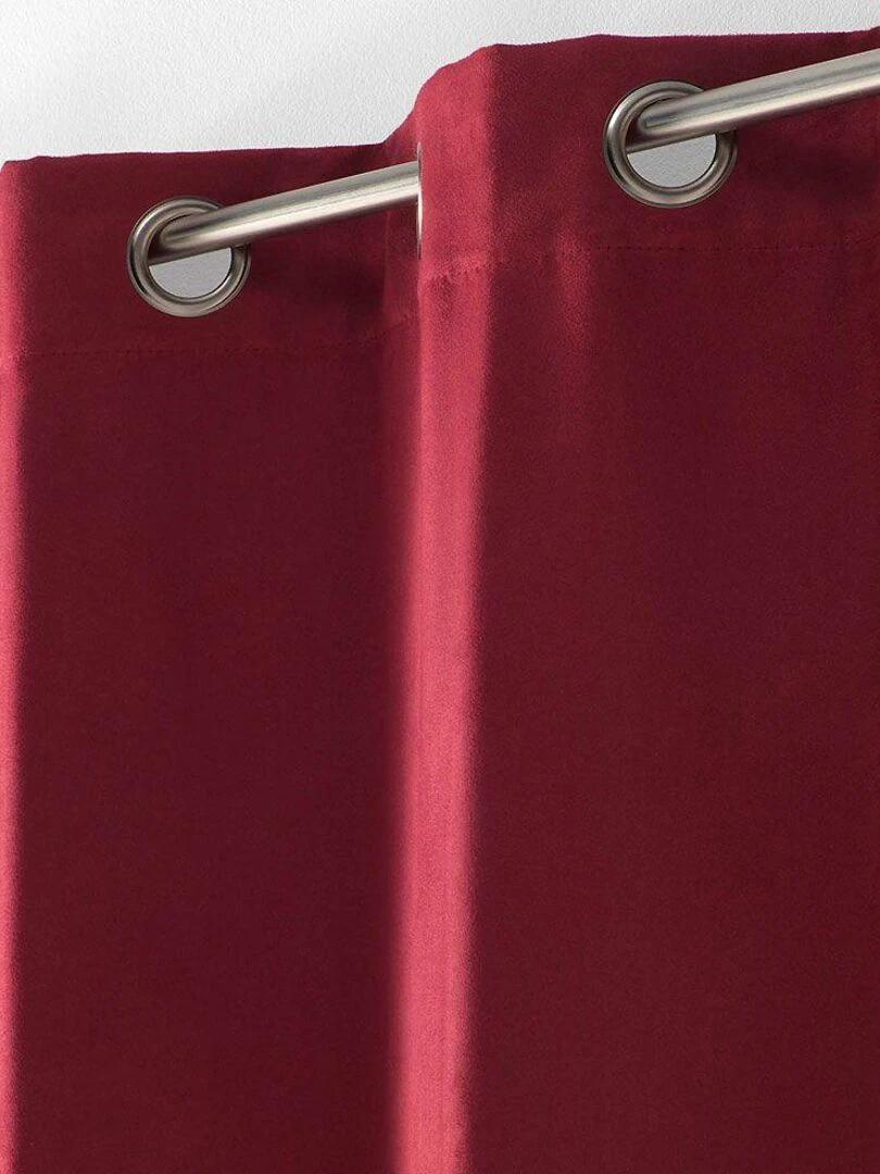 Lot de 2 rideaux Sultane   Bordeaux