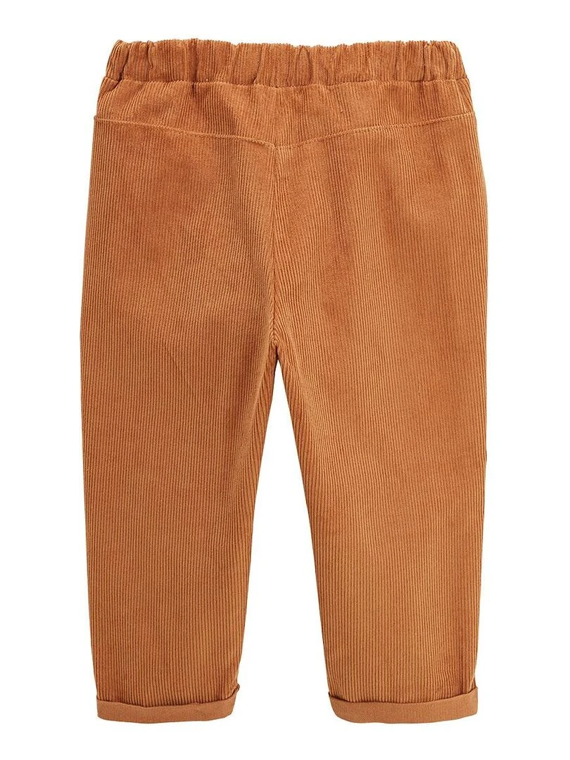 Pantalon bébé en velours côtelé Malo Marron