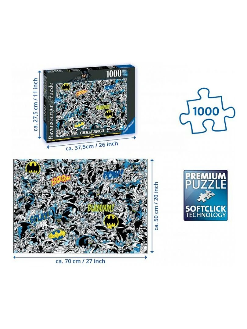 Puzzle 1000 P   Batman (challenge Puzzle)   N/A