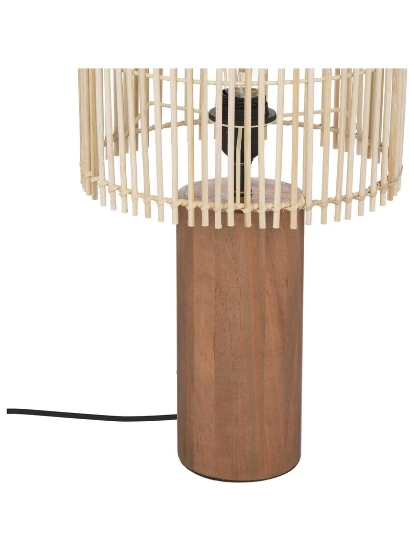 Lampe droite ethnique   Beige