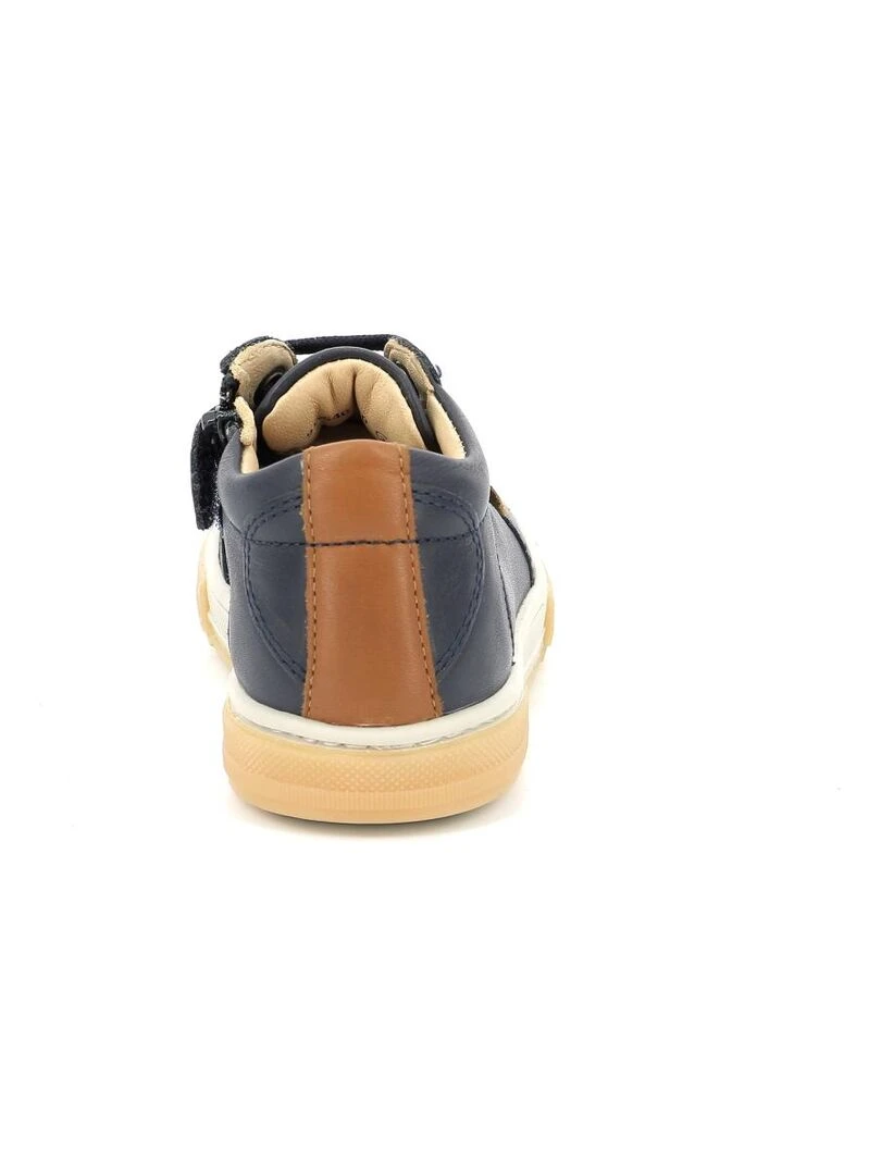 Sneakers hautes Cuir Caboat   Bleu marine