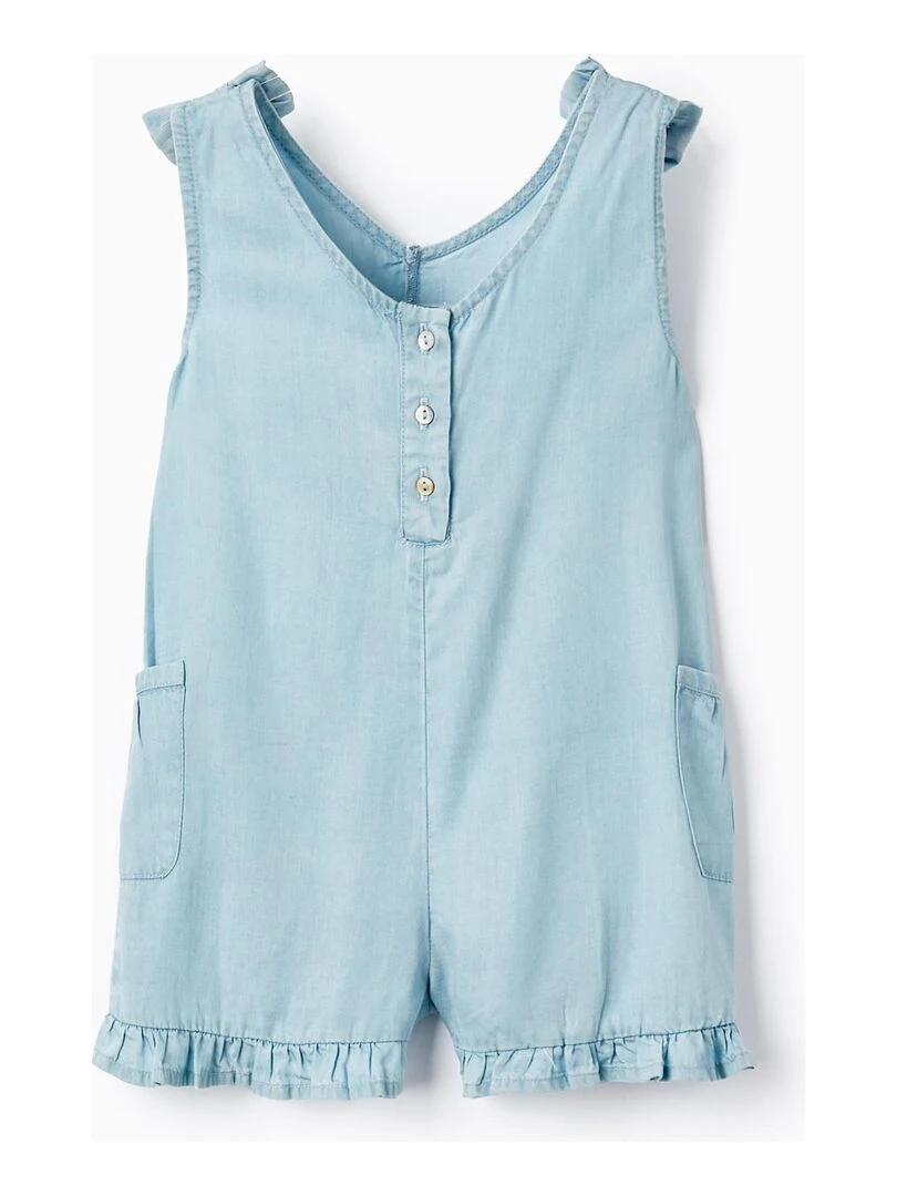 Salopette en jean léger pour bébé fille MATISSE Bleu clair