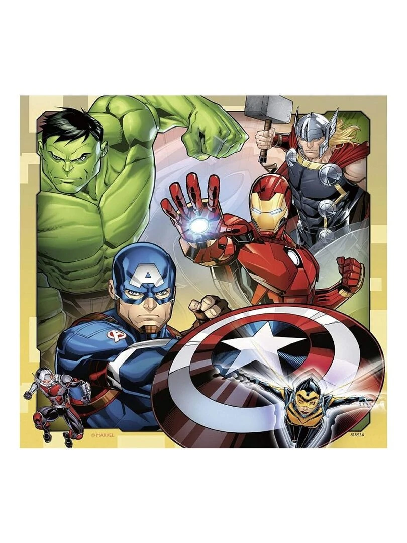 Puzzle 3x49 pieces Puissants Avengers N/A