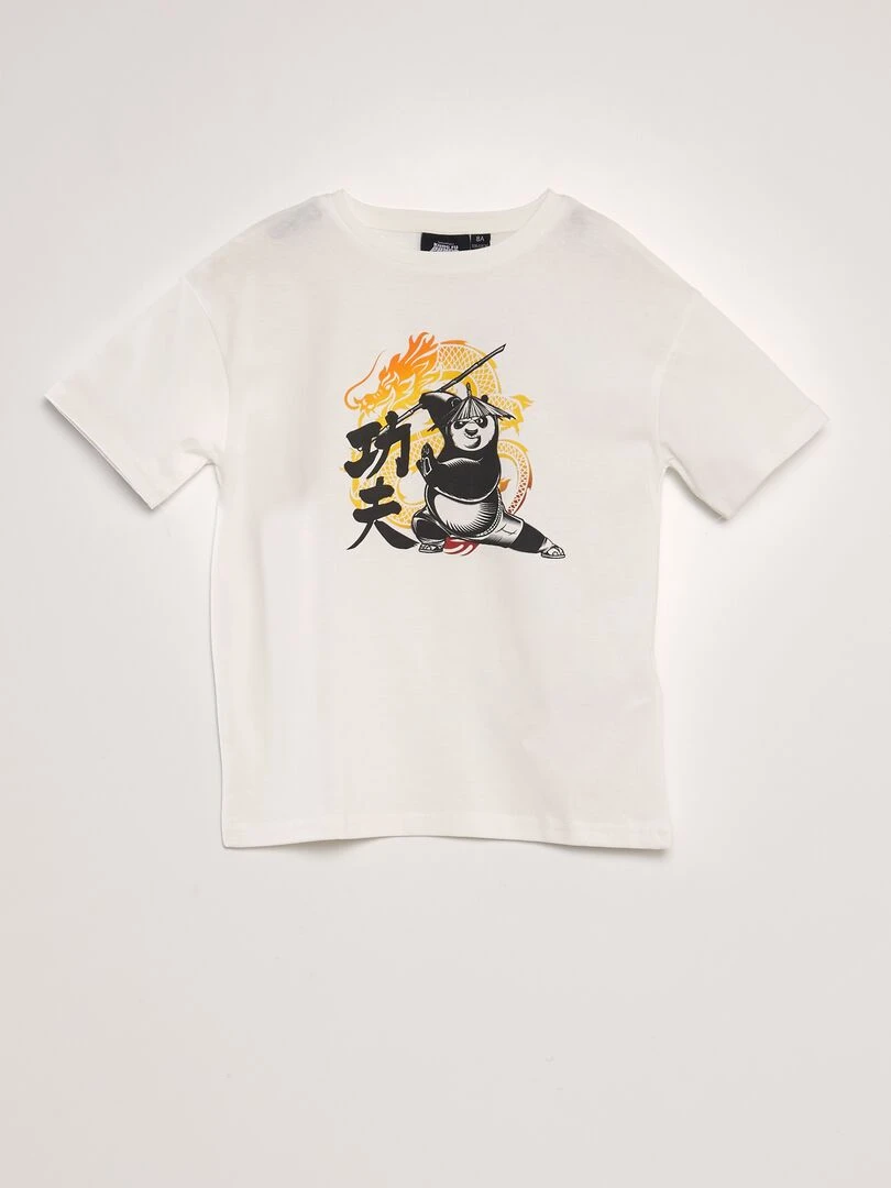 T shirt Kung Fu Panda' Blanc