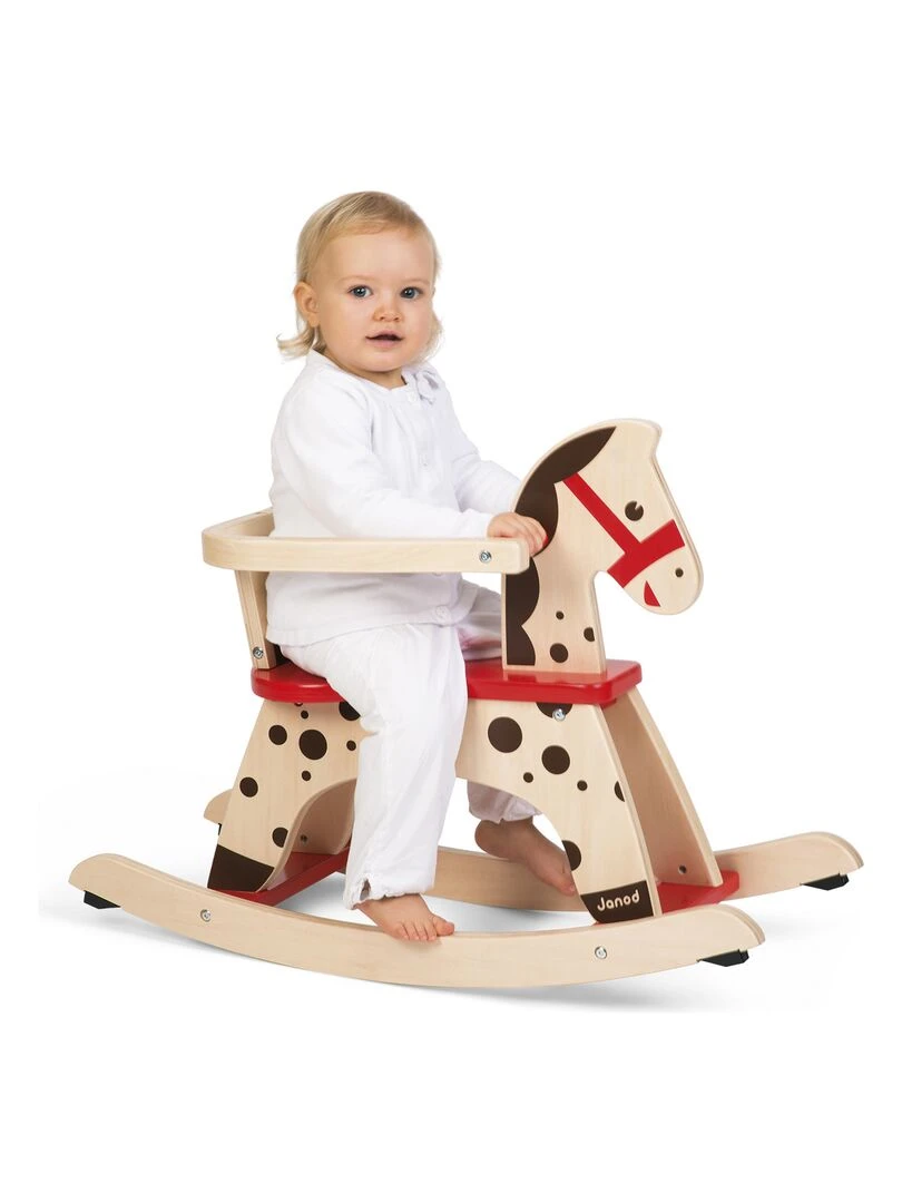 Cheval En Bois  A Bascule Caramel   N/A