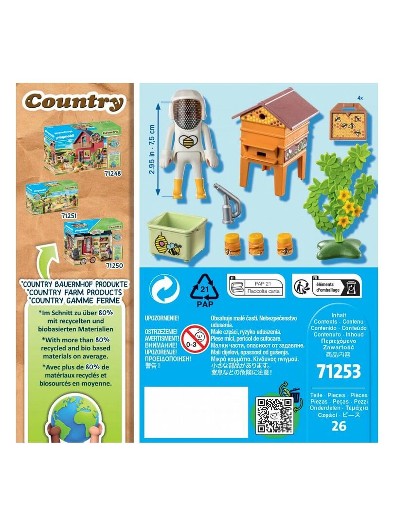 71253 'Playmobil' Apicultrice avec ruche   N/A