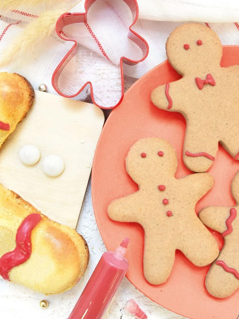 Coffret d'ustensiles pâtisserie Noël pour enfants Pain d'épices N/A