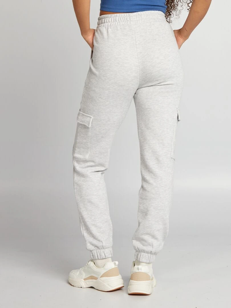 Jogging en molleton   Gris