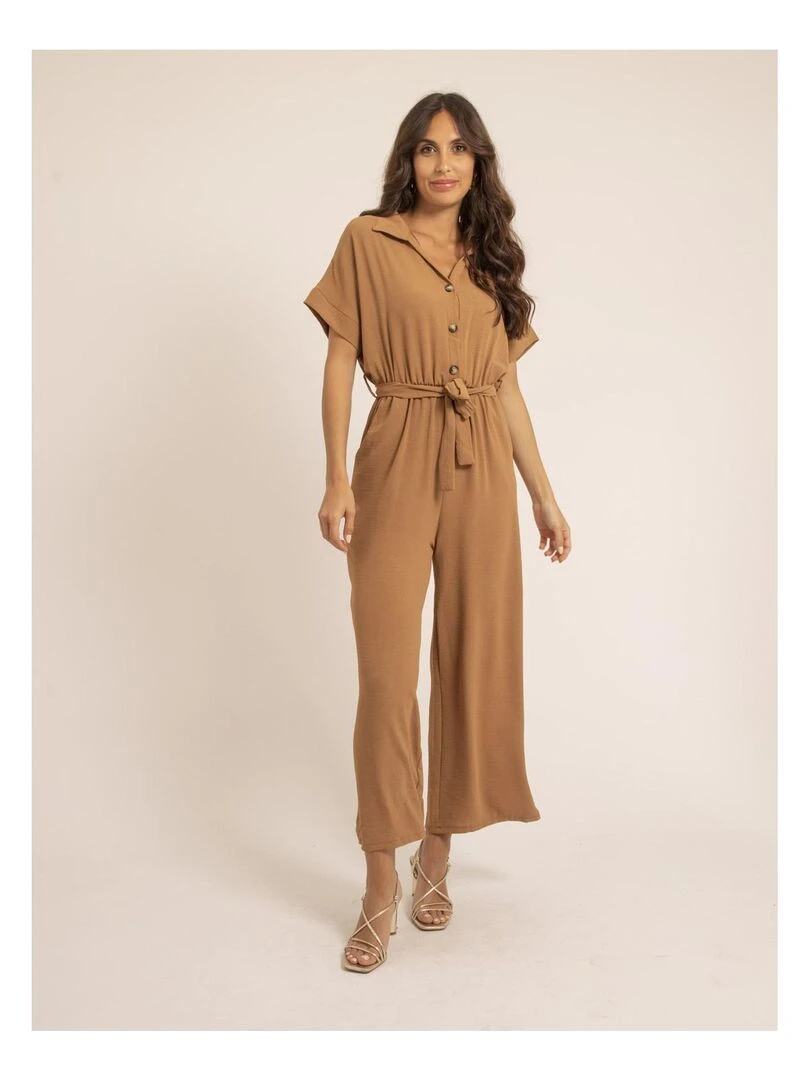 Combi pantalon EPINALIA Marron caramel