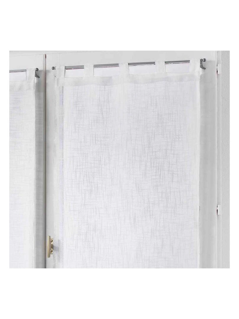 Paire Voilages 2 x Haltona Blanc