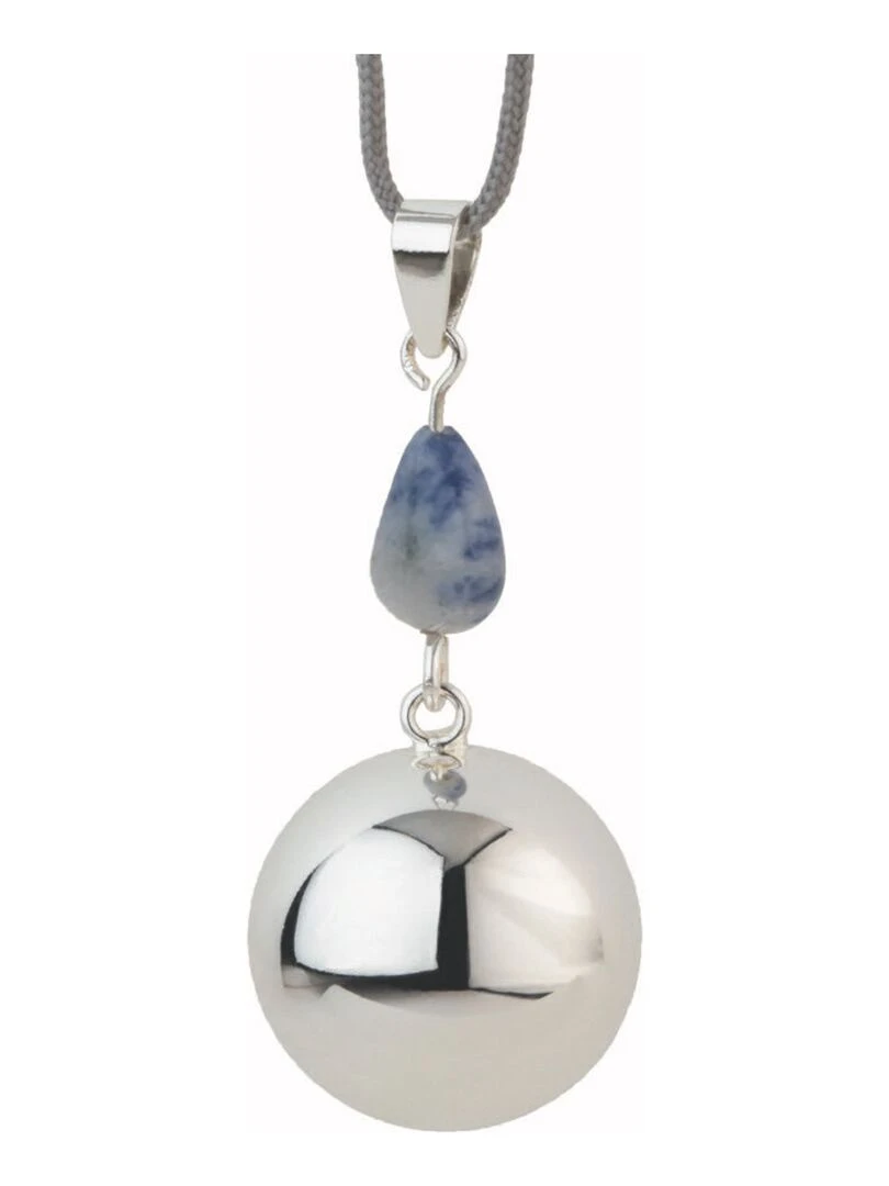 Bola de grossesse Collier bijoux avec pierre Argenté