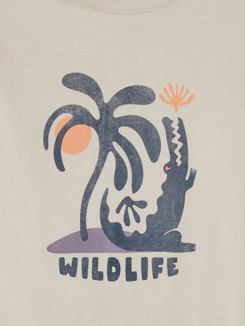 T shirt en jersey 'surf' n Blanc