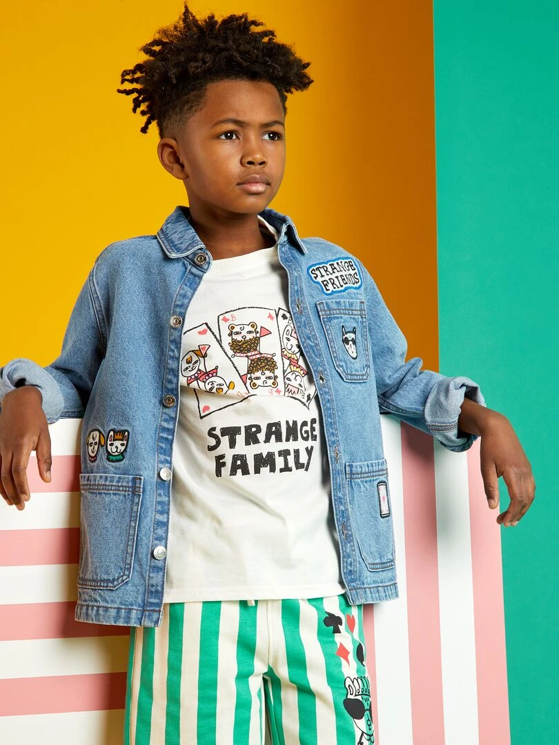 Veste en jean X Little Bad Wolf   Bleu