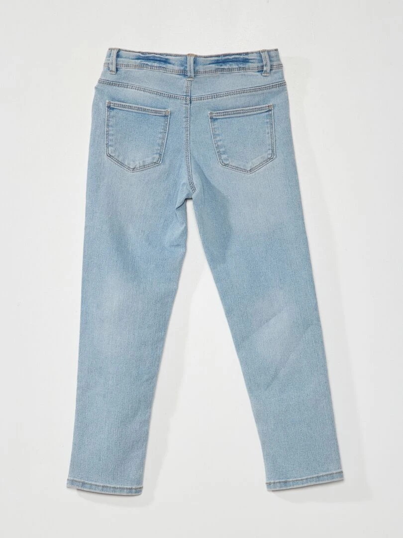 Jean slim à taille ajustable Triple stone