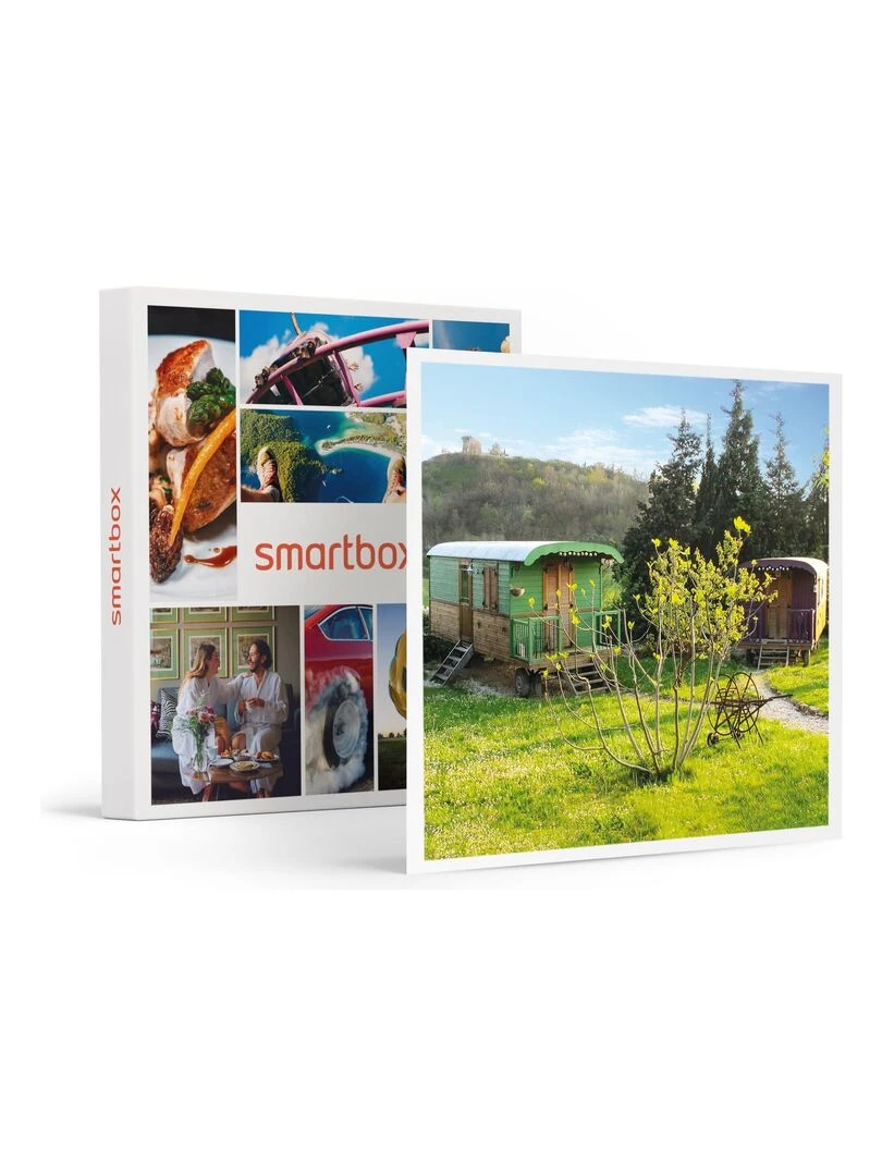 SMARTBOX Coffret Cadeau 5 jours en roulotte en famille près de Valence Séjour N/A
