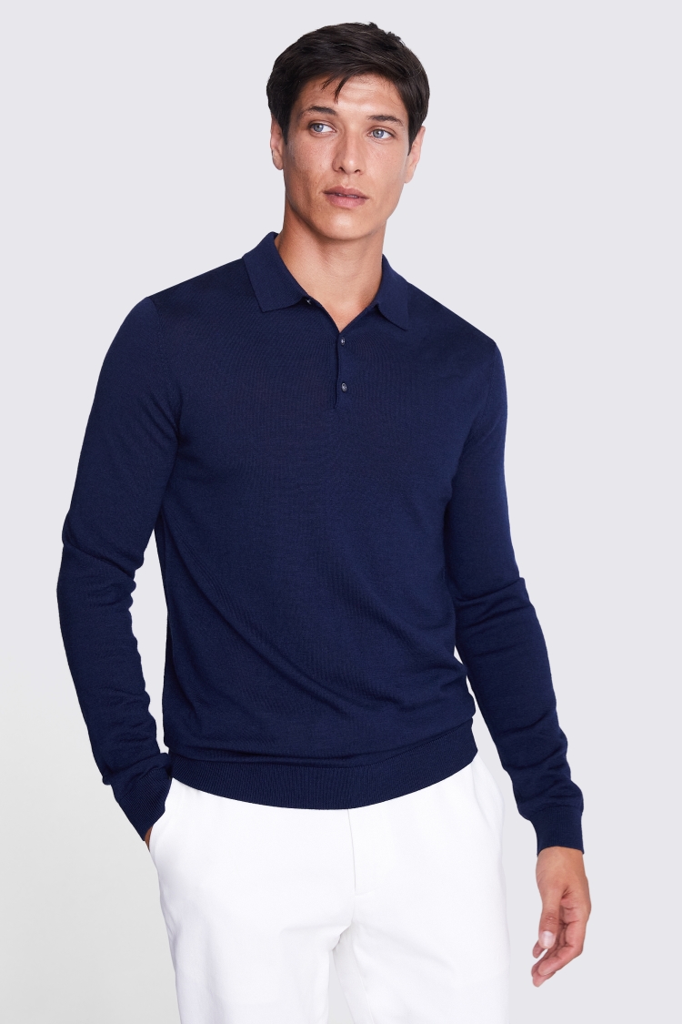 White Piqué Polo Shirt   Buy Online at Moss