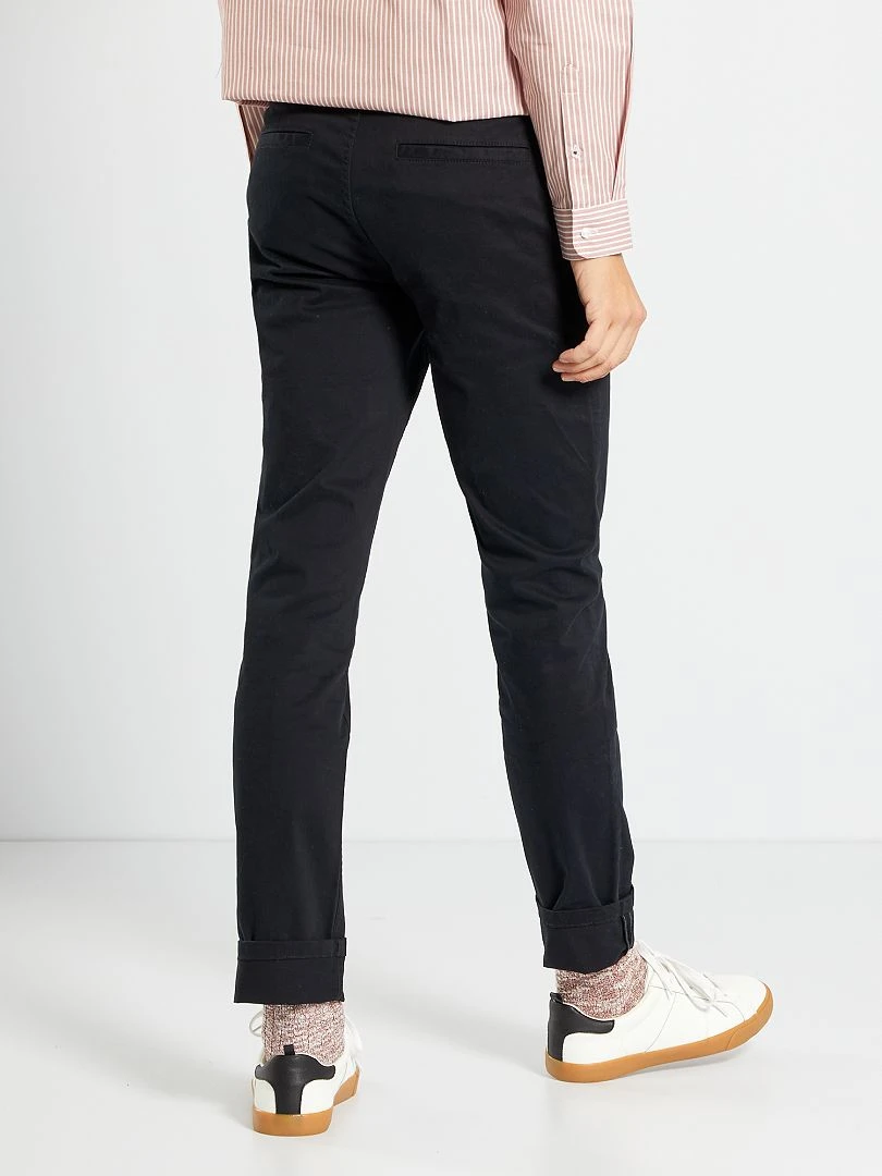 Chino slim   L34   noir