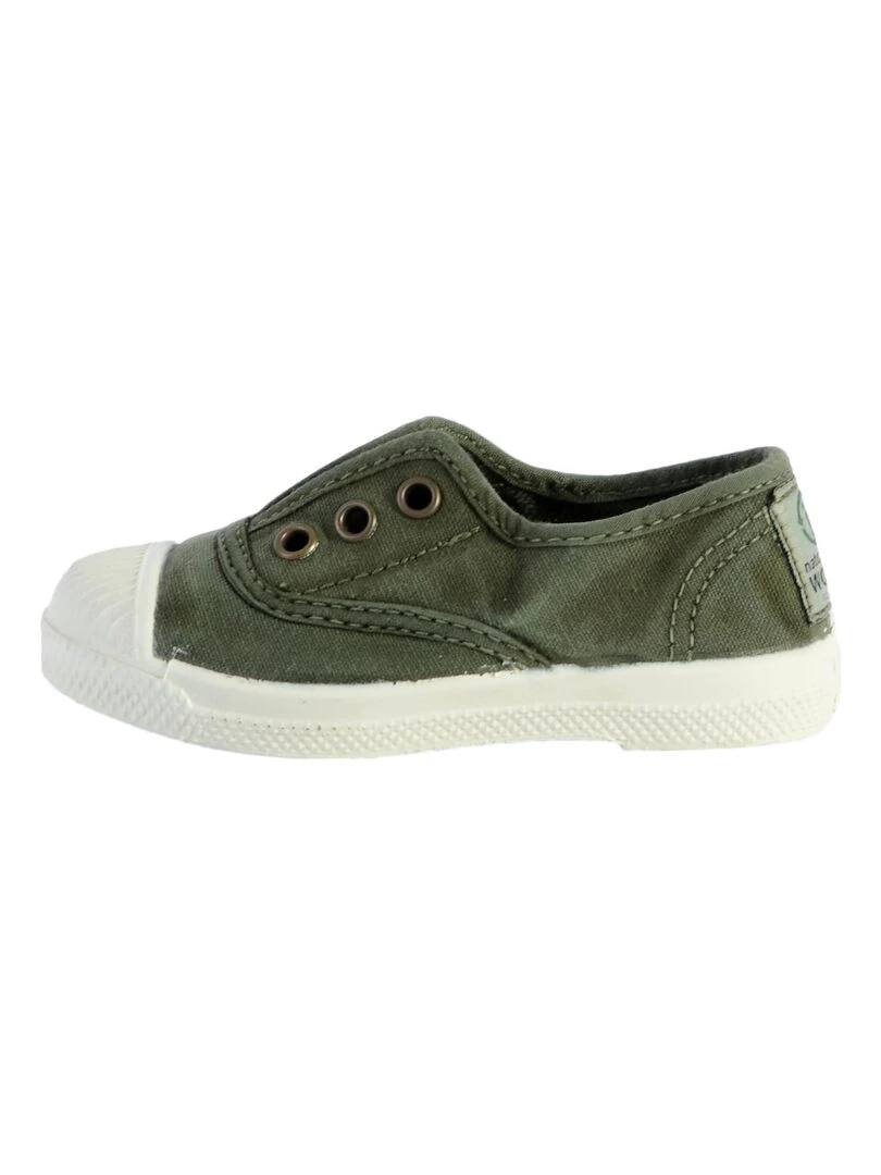 Tennis Eco Responsable Enfant Natural World Ingles Vert