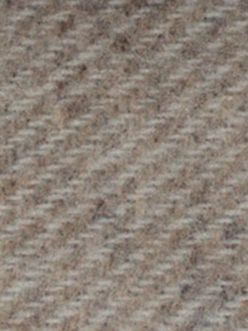 Couverture en laine mélangée    Effet denim   Beige clair