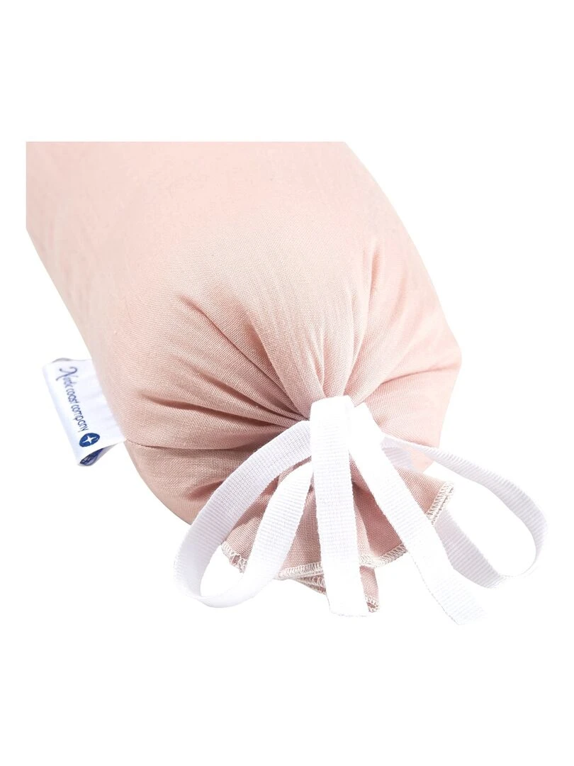Tour de lit en coton 180 x 9 cm Rose pâle