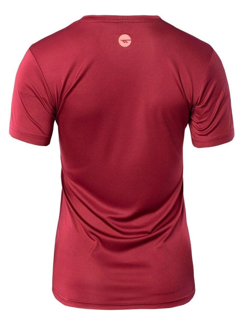 Hi Tec   T shirt MANI   Rouge foncé