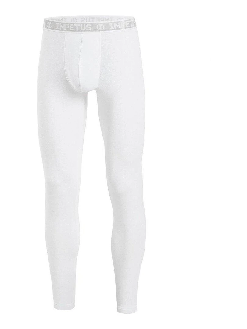 Caleçon long innovation régulateur de température   Blanc