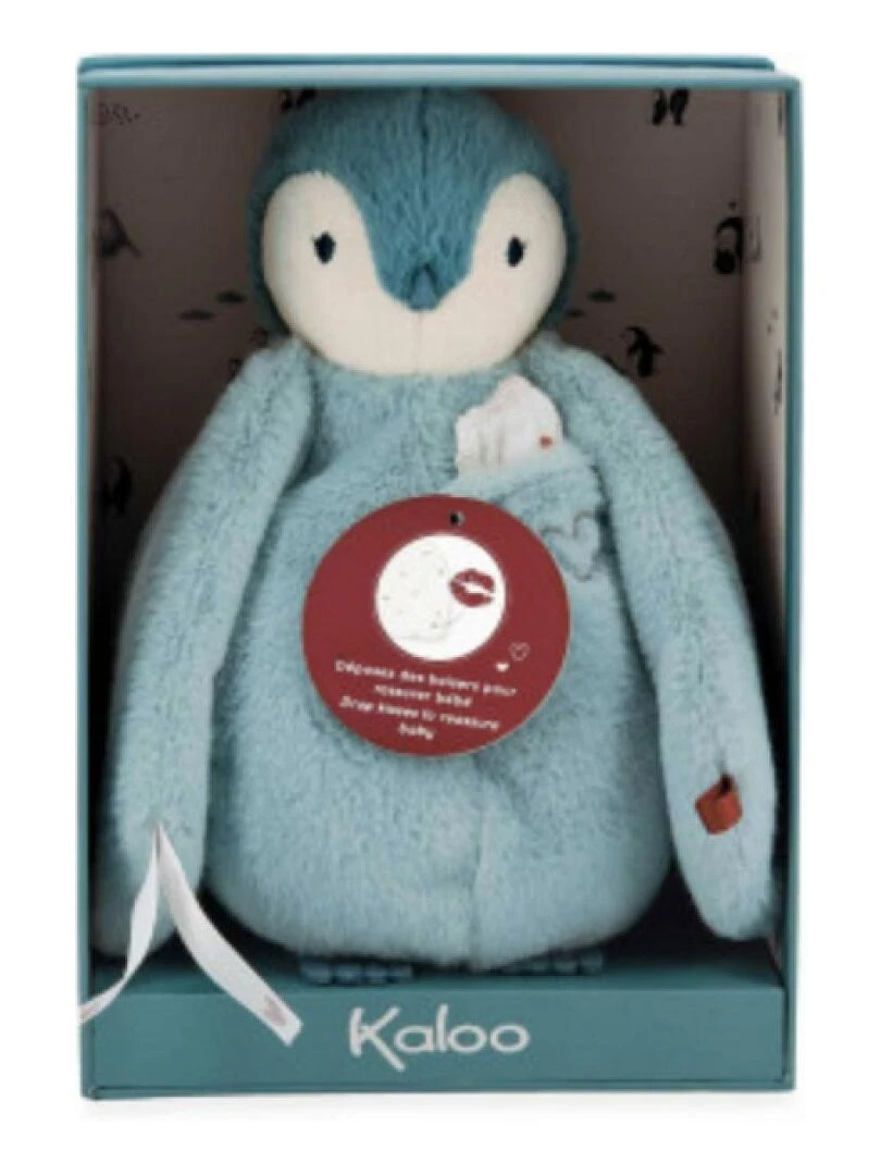 Peluche a bisous manchot   vert   Multicolore