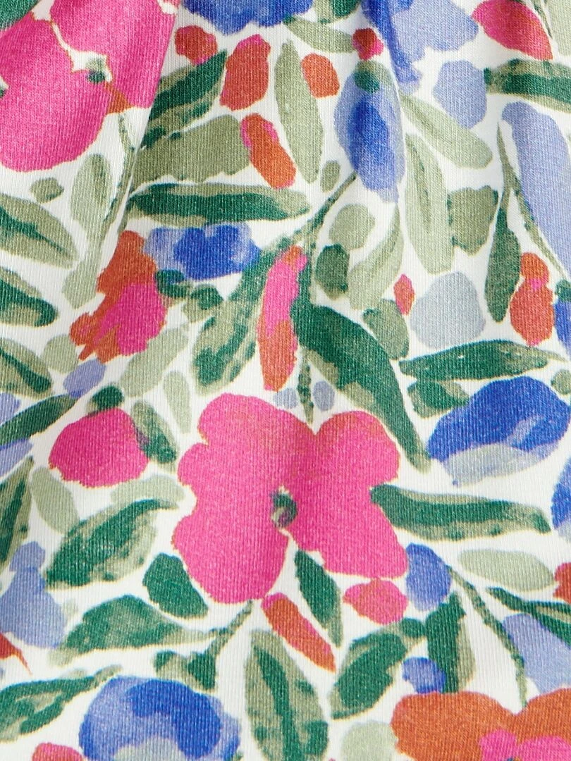 Blouse fluide imprimée manches 3/4 Lenzing(TM) EcoVero(TM)   Damart   Rose