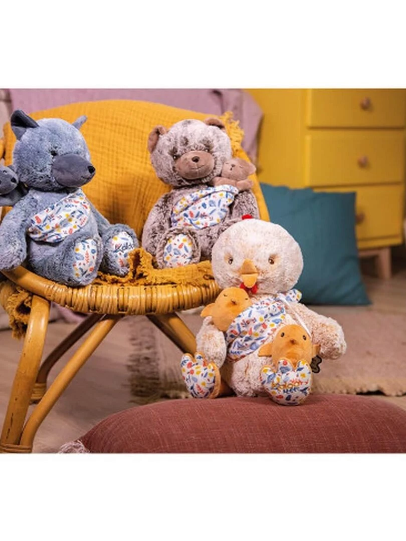 Linoo Peluche Papa Poule Paul 35cm   N/A