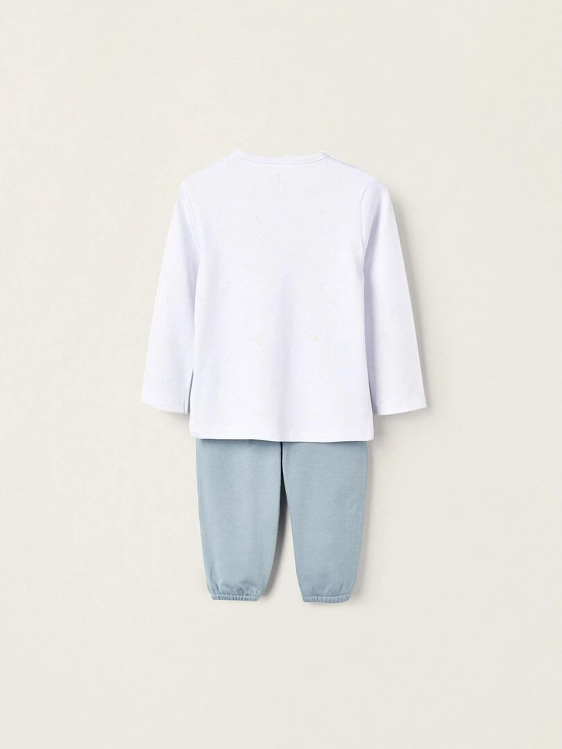 Pyjama en coton pour bébé garçon 'Little Star' manches longues UNDER THE STARS Blanc