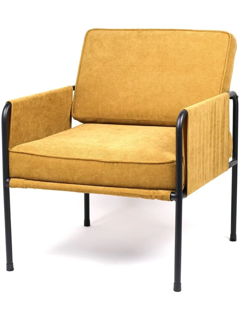 Fauteuil en tissu 'COZY' 'TODAY' Marron