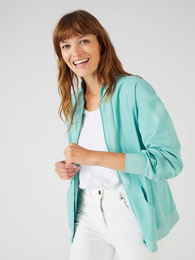 Veste zippée Climatyl Happy D. by Damart Vert anis
