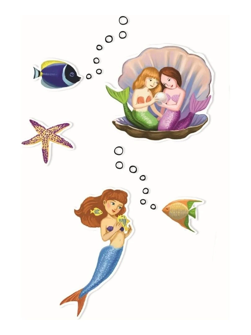 Stickers Sirènes   Jaune