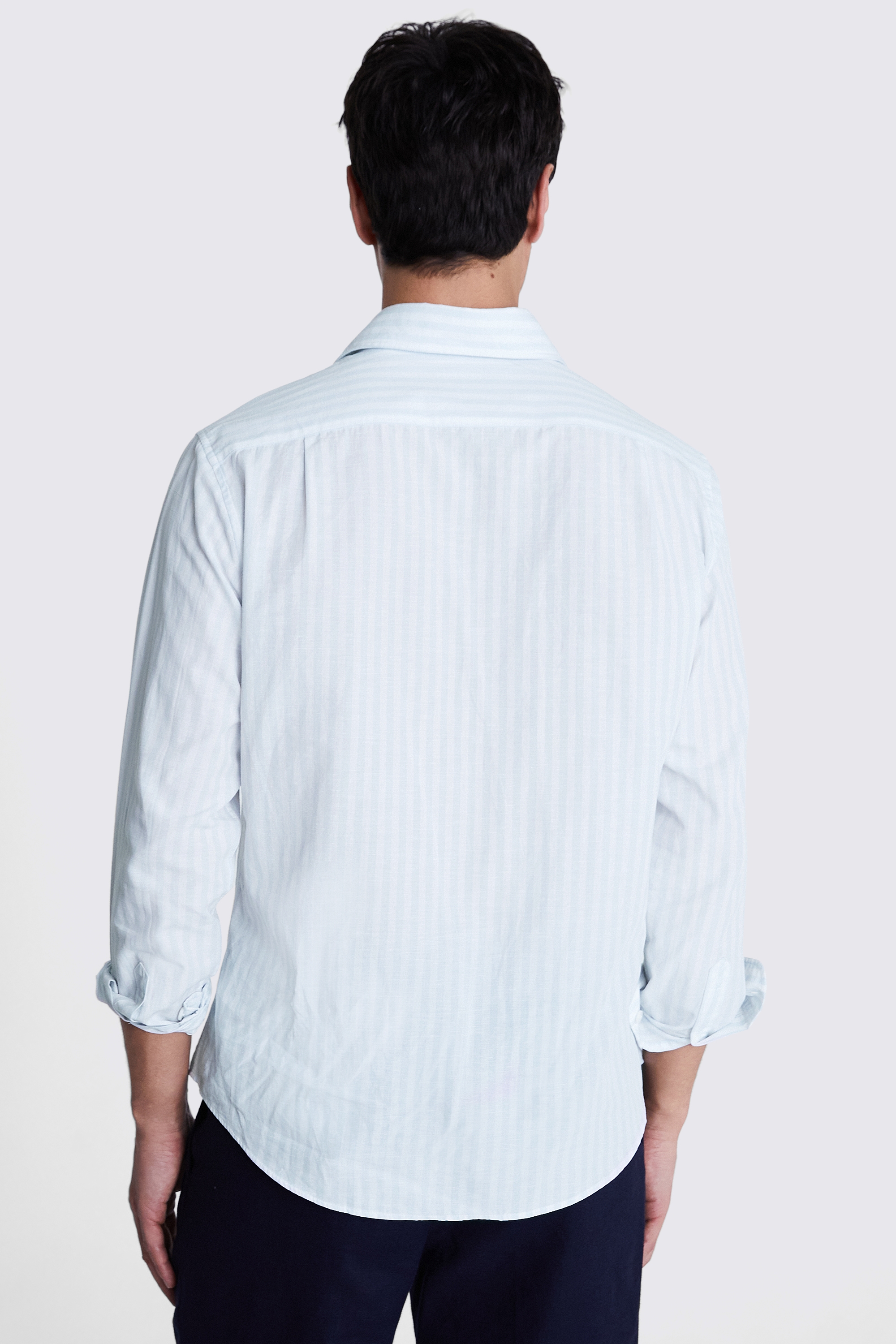 Sky Short Sleeve Washed Oxford Shirt   Buy Online at Moss