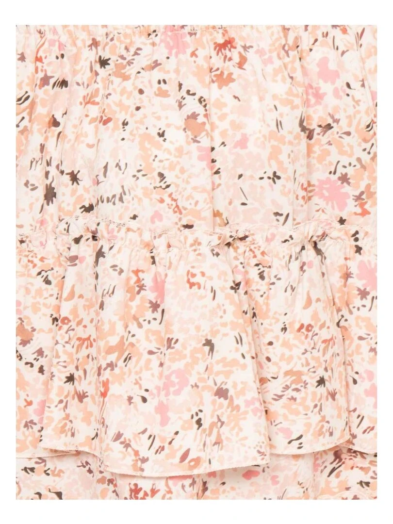 Jupe courte motifs XARRY   Rose